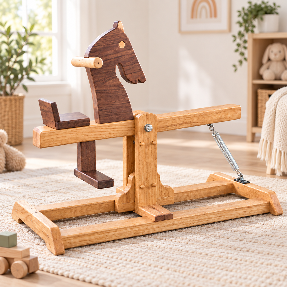 Wooden Rocking Horse DIY Plans