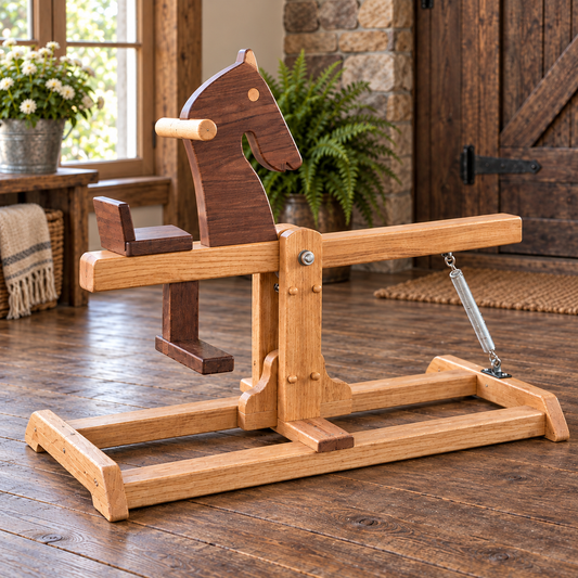 Wooden Rocking Horse DIY Plans