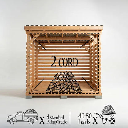 6×8 Firewood Shed DIY Plans